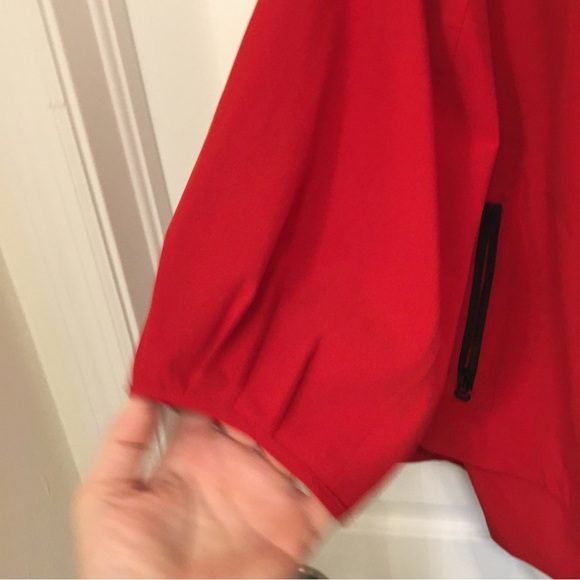 🛍️ SALE! CHICO’S Neema Red Jacket Sz L - Picture 9 of 13